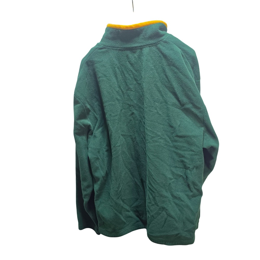 Reebok Green Bay‎ Packers Quarter Zip Fleece Pullover Men Large NFL - Picture 2 of 6